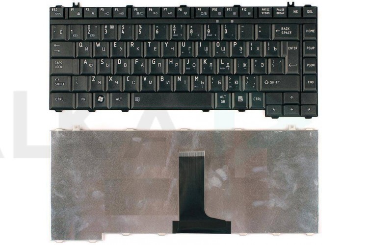 Клавиатура для ноутбука Toshiba Satellite A300 M300 L300 M500 M505 черная матовая