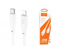 Кабель USB Type-C - Lightning HOCO X93 PD20W (белый) 2м