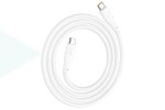Кабель USB Type-C - USB Type-C HOCO X93 PD240W (белый) 2м