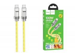 Кабель USB Type-C - USB Type-C HOCO U113 100W (золотой) 1м 