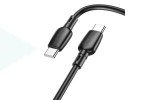 Кабель USB Type-C - USB Type-C BOROFONE BX93, PD60W (черный) 1м