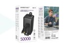 Универсальный дополнительный аккумулятор Power Bank BOROFONE BJ79C Clever with 3 cables (50000mAh) (черный)