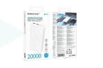 Универсальный дополнительный аккумулятор Power Bank BOROFONE BJ80A Clever 22.5W+PD20W (20000mAh) (белый)
