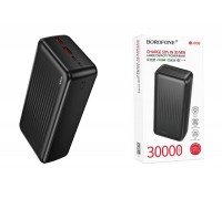 Универсальный дополнительный аккумулятор Power Bank BOROFONE BJ80B Clever 22.5W+PD20W (30000mAh) (черный)