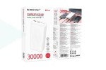 Универсальный дополнительный аккумулятор Power Bank BOROFONE BJ80B Clever 22.5W+PD20W (30000mAh) (белый)