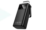 Универсальный дополнительный аккумулятор Power Bank BOROFONE BJ65 High 22.5W+PD20W four-cables (30000mAh) (черный)