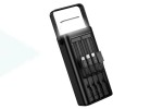 Универсальный дополнительный аккумулятор Power Bank BOROFONE BJ65 High 22.5W+PD20W four-cables (30000mAh) (черный)