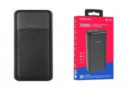 Универсальный дополнительный аккумулятор Power Bank BOROFONE BJ16A (20000 mAh) (черный)