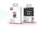Автомобильное зарядное устройство АЗУ 2USB + кабель MicroUSB XO CC49 transparent design Brown