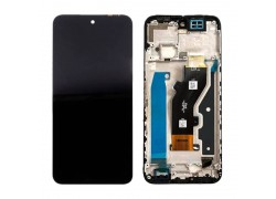 Дисплей для Tecno Spark 30C (KL5) в сборе с тачскрином + рамка (черный) org