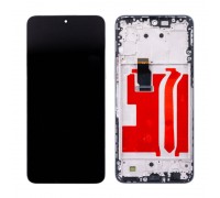 Дисплей для Huawei Honor X8 (TFY-LX1)i в сборе с тачскрином + рамка (серебро) org