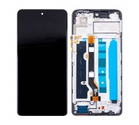 Дисплей для Tecno Spark 20 Pro (KJ6) в сборе с тачскрином + рамка (черный) org