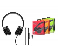 Наушники мониторные проводные BOROFONE BO5 Star sound wired headphones (черный)