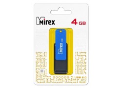 Флешка USB 2.0 Mirex CITY BLUE 4GB (ecopack)
