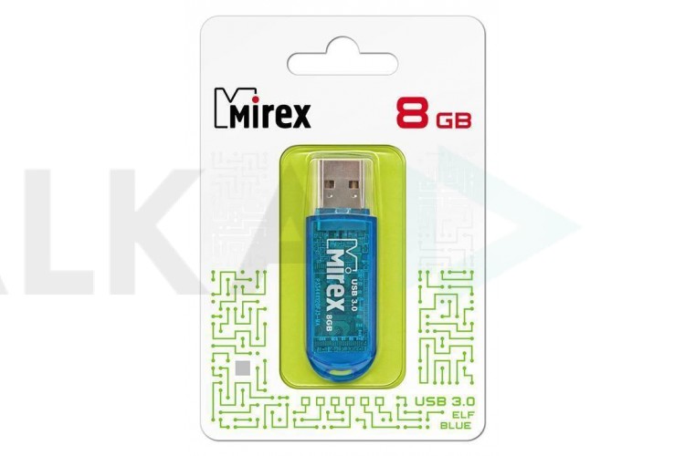 Флешка USB 3.0 Mirex ELF BLUE 8GB (ecopack)
