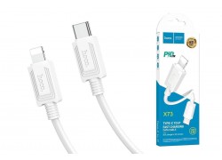 Кабель USB Type-C - Lightning HOCO X73 PD20W (белый) 1м