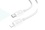 Кабель USB Type-C - Lightning HOCO X73 PD20W (белый) 1м