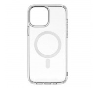 Чехол для iPhone 15 (6,1) с силиконовым бампером MagSafe (прозрачный)