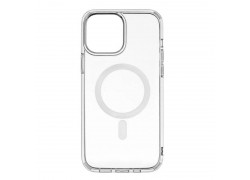 Чехол для iPhone 15 (6,1) с силиконовым бампером MagSafe (прозрачный)