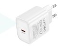 Сетевое зарядное устройство USB-C BOROFONE BA84A Flare star PD 30W (черный)