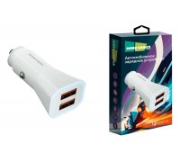 Автомобильное зарядное устройство More choice AC24QC 2USB 3.0A (White)