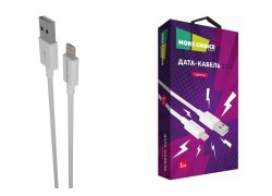 Кабель USB - Lightning More choice K24i TPE 2.1A 1м (White)