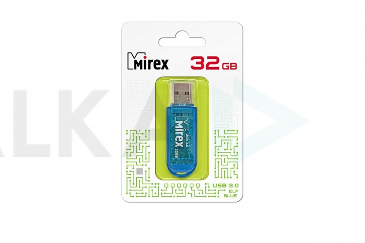 Флешка USB 3.0 Mirex ELF BLUE 32GB (ecopack)