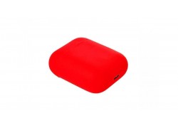 Чехол для наушников Soft-Touch AirPods (ярко-красный)