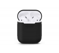 Чехол для наушников AirPods Copy orig. (черный)