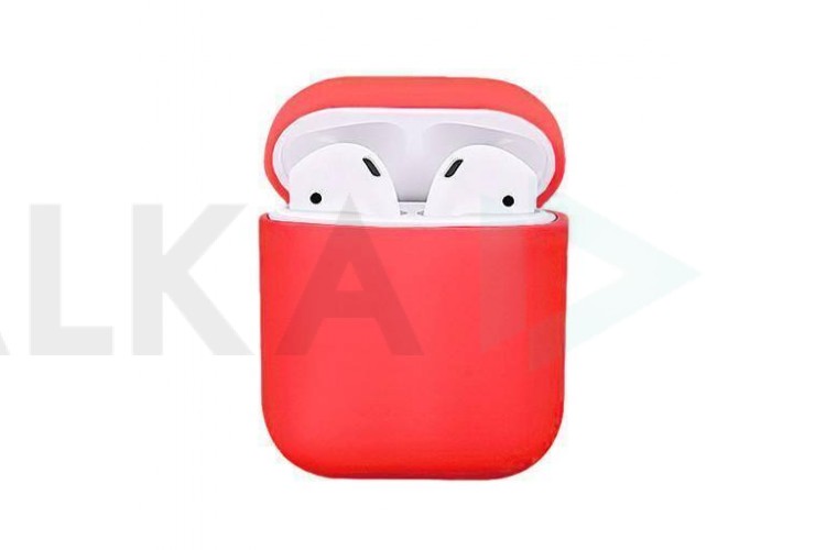 Чехол для наушников AirPods Copy orig. (красный)