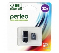 Карта памяти microSD Perfeo 4GB High-Capacity (Class 10)