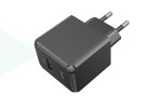 Сетевое зарядное устройство USB HOCO CS12A  QC3.0 (черный)