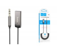 Bluetooth адаптер для автомагнитолы HOCO E78 Benefit spring cable (AUX-USB)