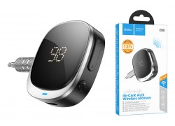 Bluetooth адаптер для автомагнитолы HOCO E80 Travel Car AUX 3.5 mm вход