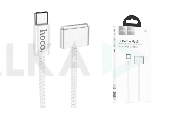 Кабель для зарядки MacBook HOCO X103 magnetic charging cable Type-C to Mag3