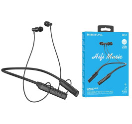 Наушники вакуумные беспроводные BOROFONE BE65 Gratified neck-mounted BT headset Bluetooth (черный)
