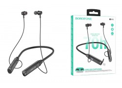 Наушники вакуумные беспроводные BOROFONE BE66 Motor neck-mounted BT headset Bluetooth (черный)