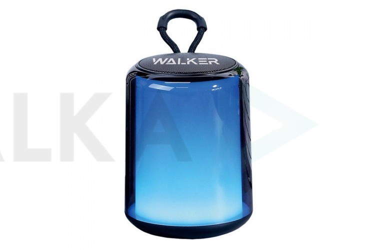 Портативная беспроводная колонка WALKER WSP-125, черная