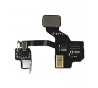 Шлейф с нижним микрофоном и барометром iPhone 15 Оригинал