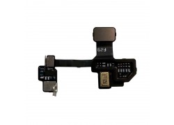 Шлейф с нижним микрофоном и барометром iPhone 15 Plus Оригинал