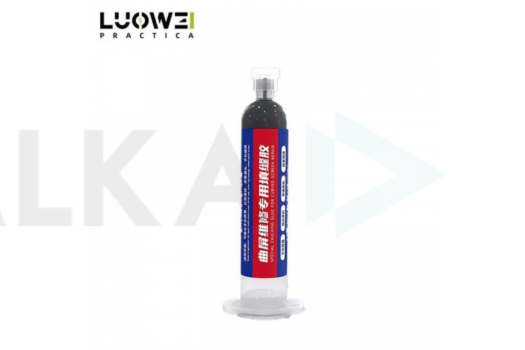 Клей-герметик LUOWEI LW-018 (полиуретановый) 30 мл., черный (в коробке с насадками)