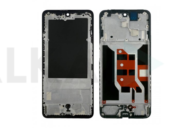 Средняя часть для OPPO Reno 12 F 4G (CPH2687) (рамка дисплея) черный, с разбора