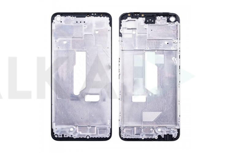 Средняя часть для Realme 9i (RMX3491) (рамка дисплея) черный, с разбора