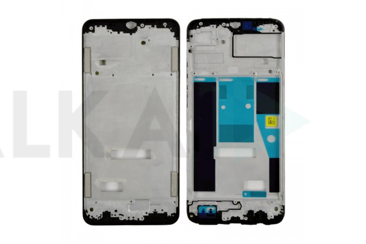 Средняя часть для Realme Note 60/ 60x (RMX3933/ RMX3938) (рамка дисплея) черный, с разбора