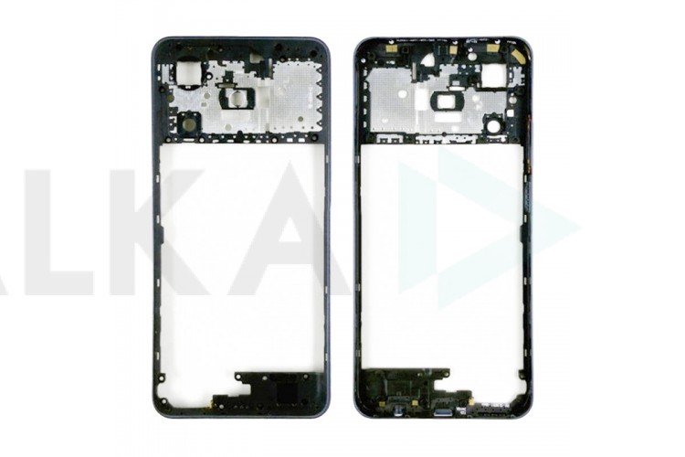 Средняя часть для Realme Note 60/ 60x (RMX3933/ RMX3938) (рамка задней крышки) голубой, с разбора