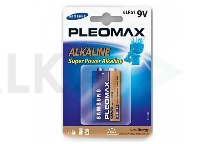 Батарейка алкалиновая GP 6LR61 крона/1BL Super (цена за блистер 1 шт)