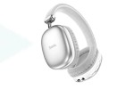 Наушники мониторные беспроводные HOCO W35 wireless headphones Bluetooth (серебристый)