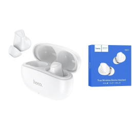 Наушники вакуумные беспроводные HOCO EW17 Amusement TWS headset Bluetooth (белый)
