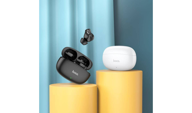 Наушники вакуумные беспроводные HOCO EW17 Amusement TWS headset Bluetooth (белый) Наушники вакуумные беспроводные HOCO EW17 Amusement TWS headset Bluetooth (белый)