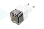 Сетевое зарядное устройство USB-C HOCO C125A PD 20W (прозрачный черный)